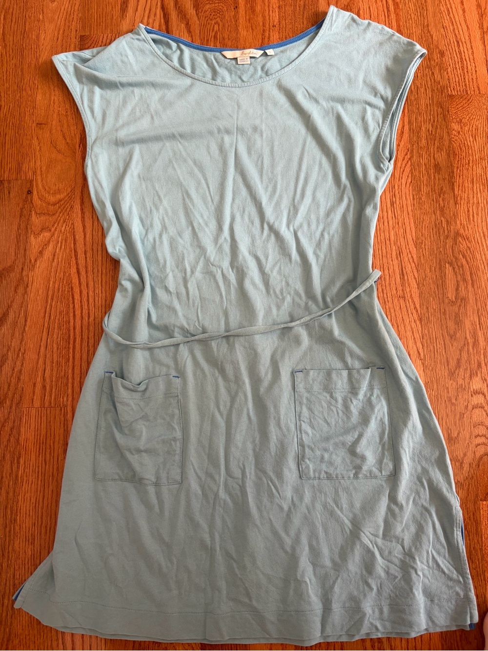 Boden Light Blue Mini Dress with Pockets